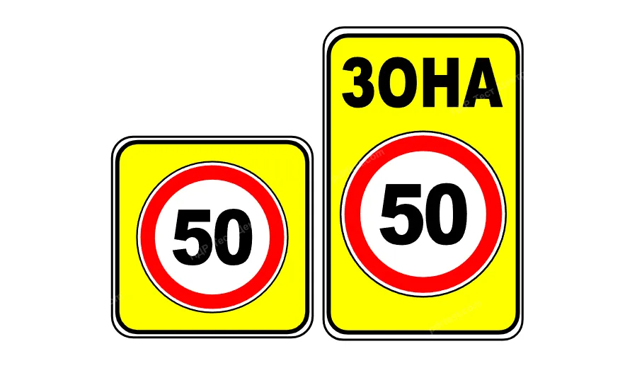 У яких випадках за допомогою дорожніх знаків вводяться тимчасові обмеження швидкості руху?