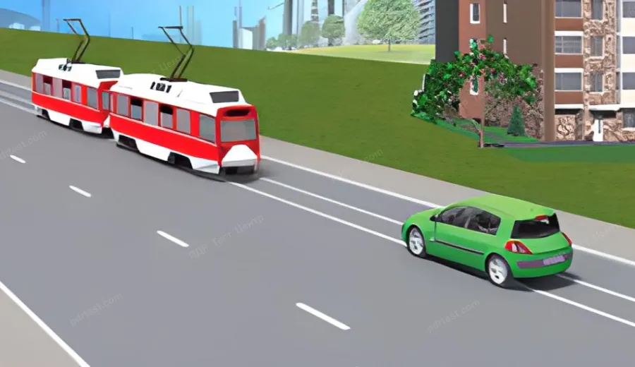 Чи дозволяється водієві зеленого автомобіля зупинитися в цьому місці без необхідності посадки (висадки) пасажирів, якщо це не вимагається Правилами дорожнього руху?