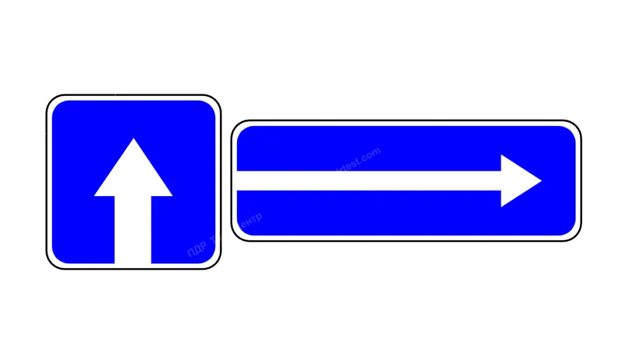 Що спільного у цих двох дорожніх знаків?