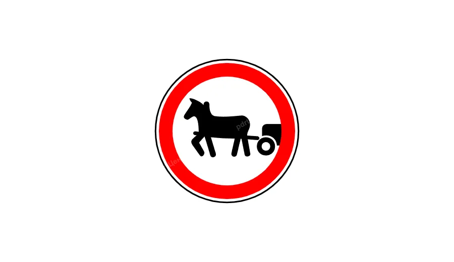Представлений дорожній знак забороняє рух: