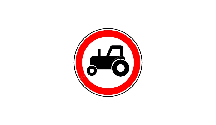Зображений дорожній знак забороняє рух: