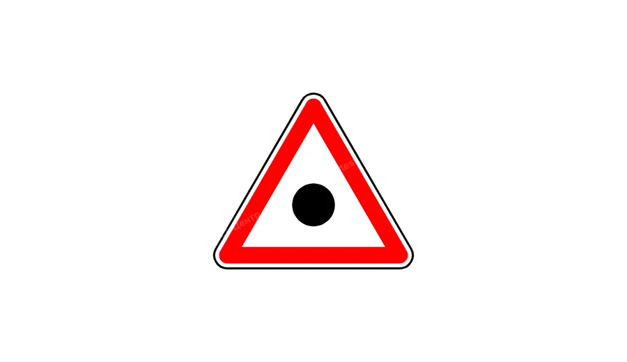 Вказаний дорожній знак попереджає про наближення до:
